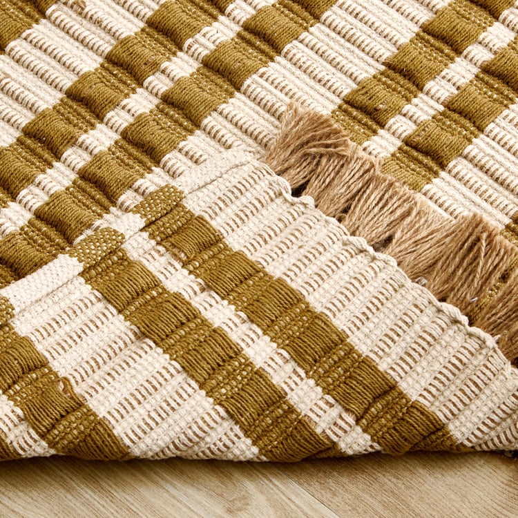 Natura Juno Jute Woven Dhurrie - 90x60cm