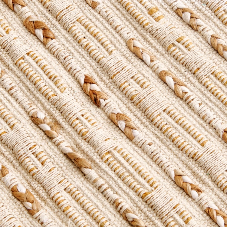 Natura Luna Jute Woven Dhurrie - 90x60cm
