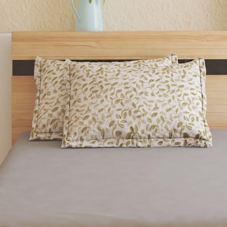 Ezra Leafora Set of 2 Printed Pillow Covers - 70x45cm