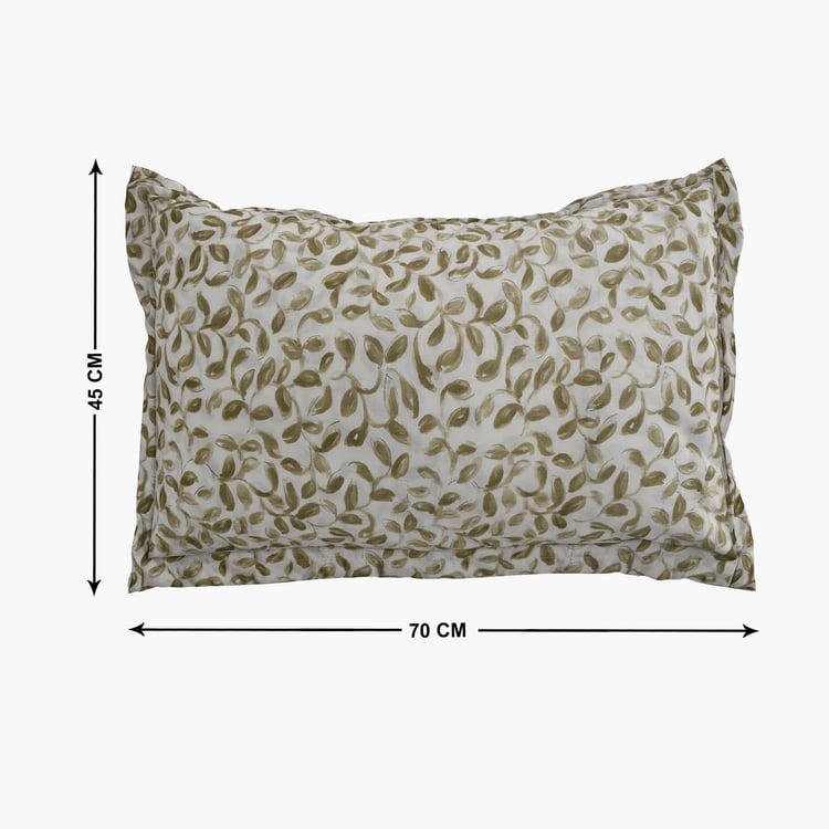 Ezra Leafora Set of 2 Printed Pillow Covers - 70x45cm