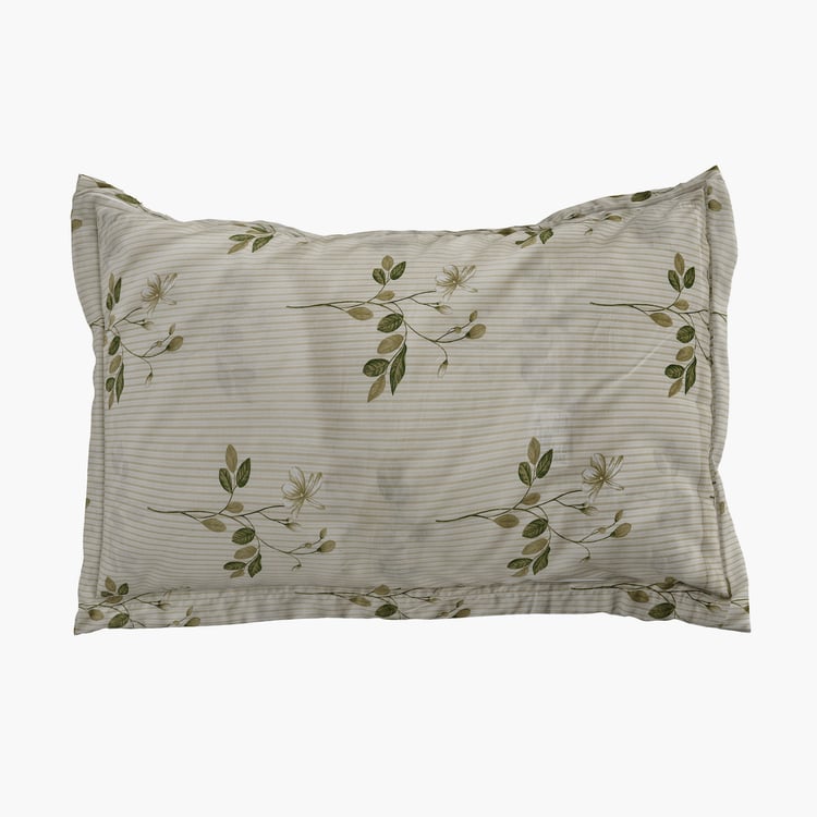Ezra Meadow Set of 2 Floral Print Pillow Covers - 70x45cm