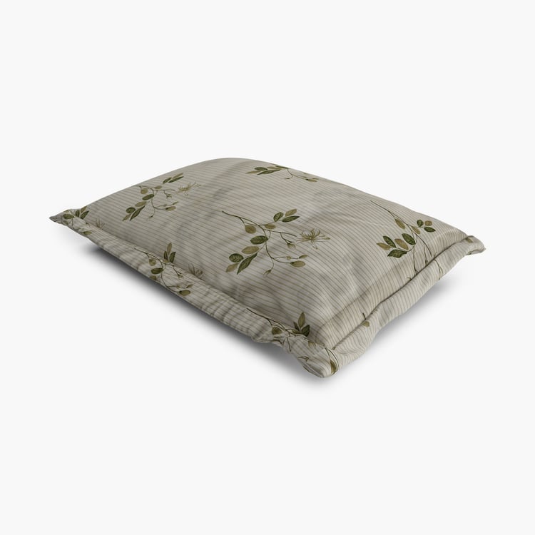 Ezra Meadow Set of 2 Floral Print Pillow Covers - 70x45cm
