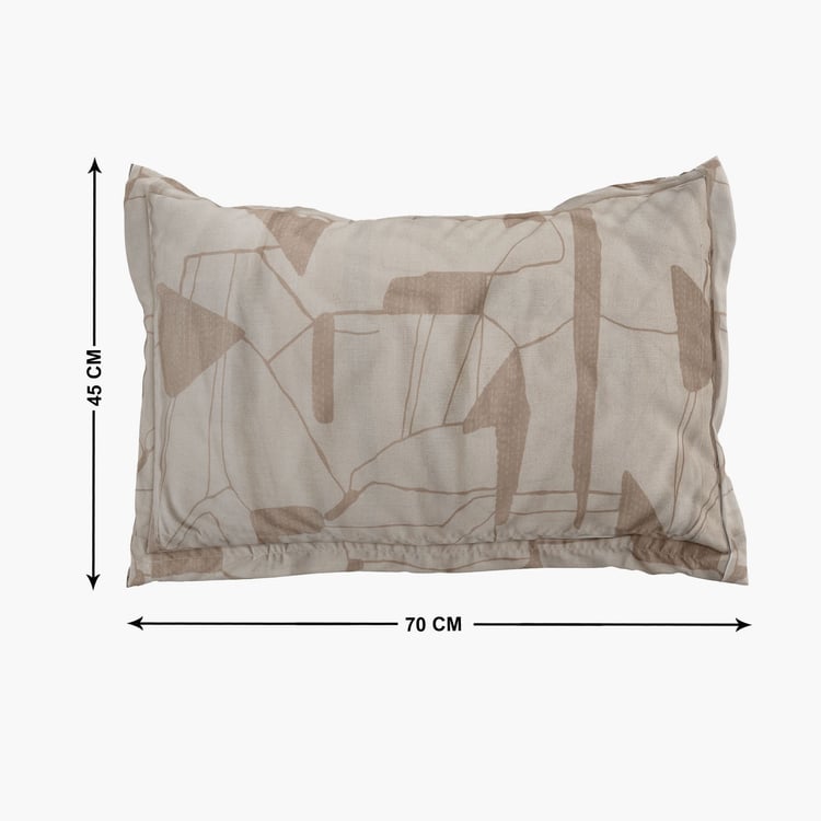 Ezra Stripora Set of 2 Printed Pillow Covers - 70x45cm