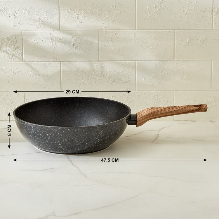 Elbury Hatchel Aluminium Non Stick Wok - 3L