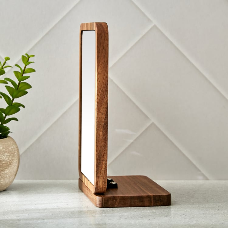 Senegal Carolina Acacia Wood Vanity Mirror