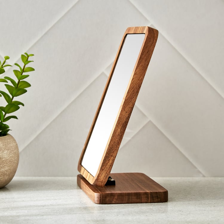 Senegal Carolina Acacia Wood Vanity Mirror