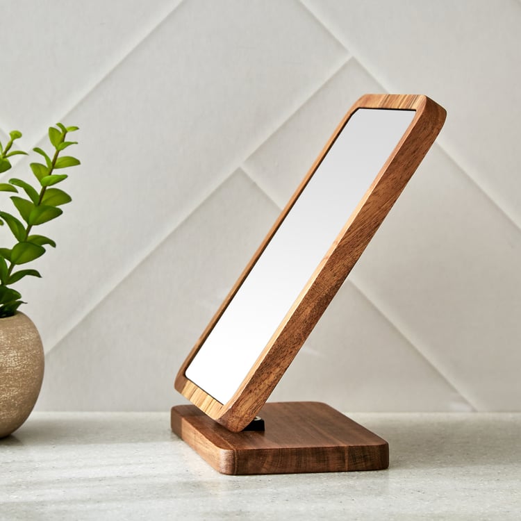 Senegal Carolina Acacia Wood Vanity Mirror