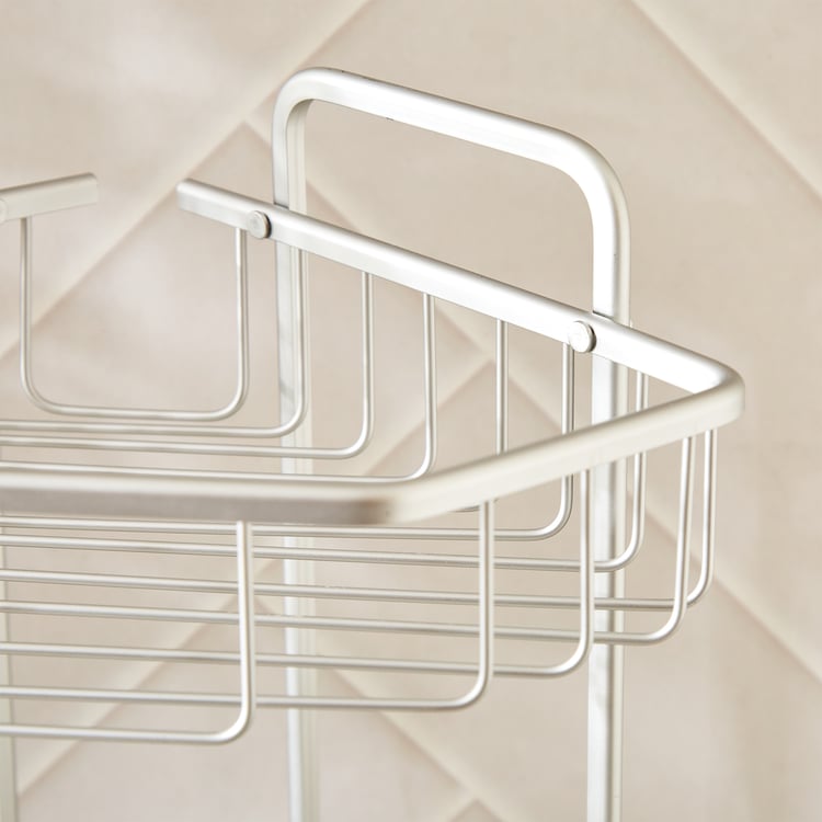 Orion Stem Metal 2-Tier Corner Shower Caddy