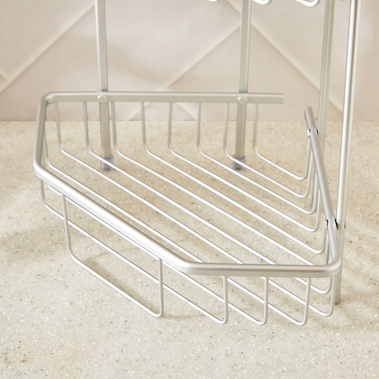 Orion Stem Metal 2-Tier Corner Shower Caddy