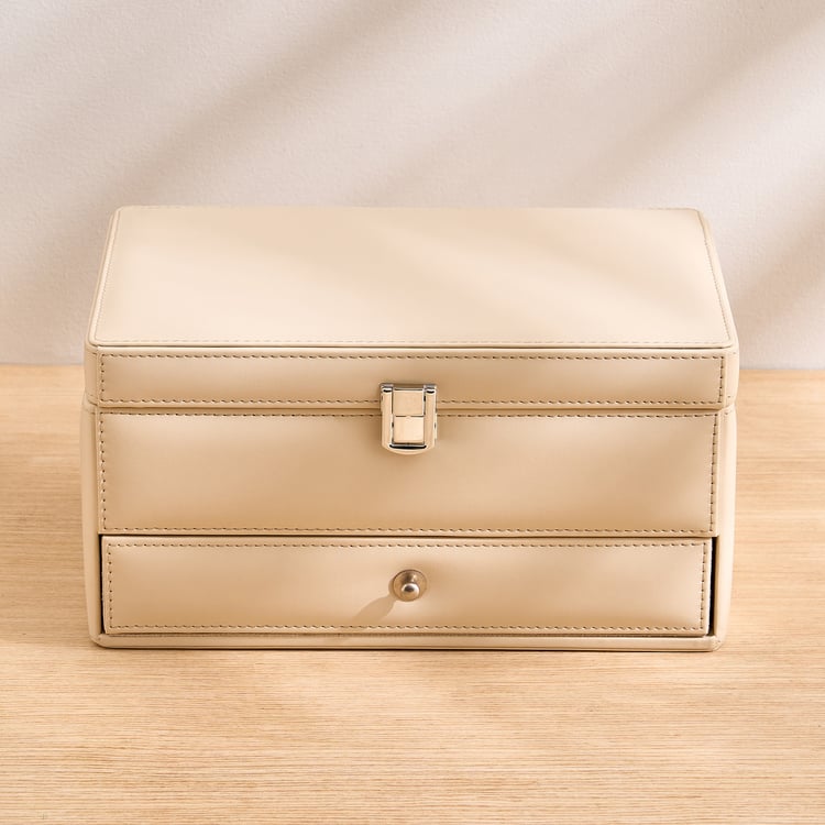 Orion Elegance Wooden 2-Tier Jewellery Box