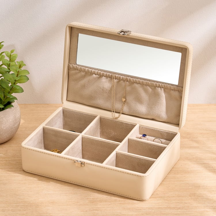 Orion Elegance Wooden 7-Compartment Jewellery Box