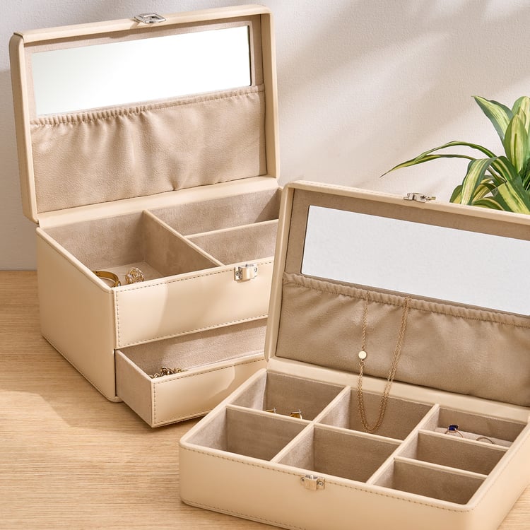 Orion Elegance Wooden 7-Compartment Jewellery Box