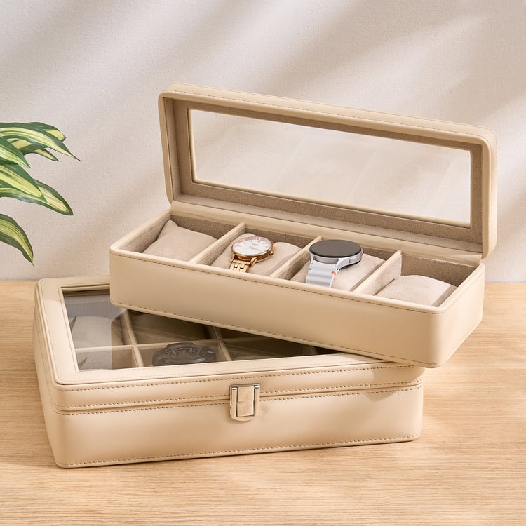 Orion Elegance Wooden 8-Compartment Watch Box