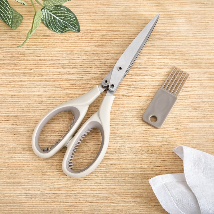 Rosemary Eva Steel Herb Scissor with Cleaner