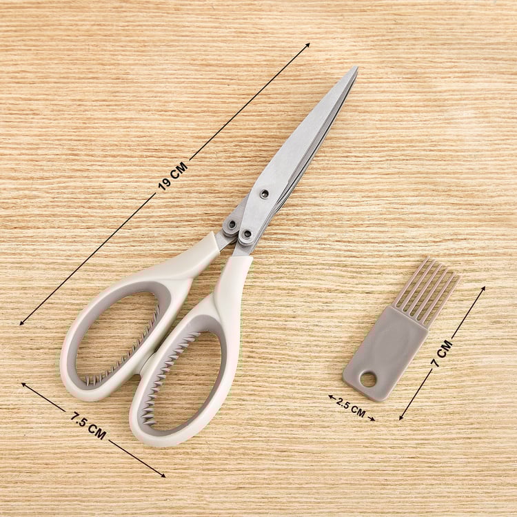 Rosemary Eva Steel Herb Scissor with Cleaner