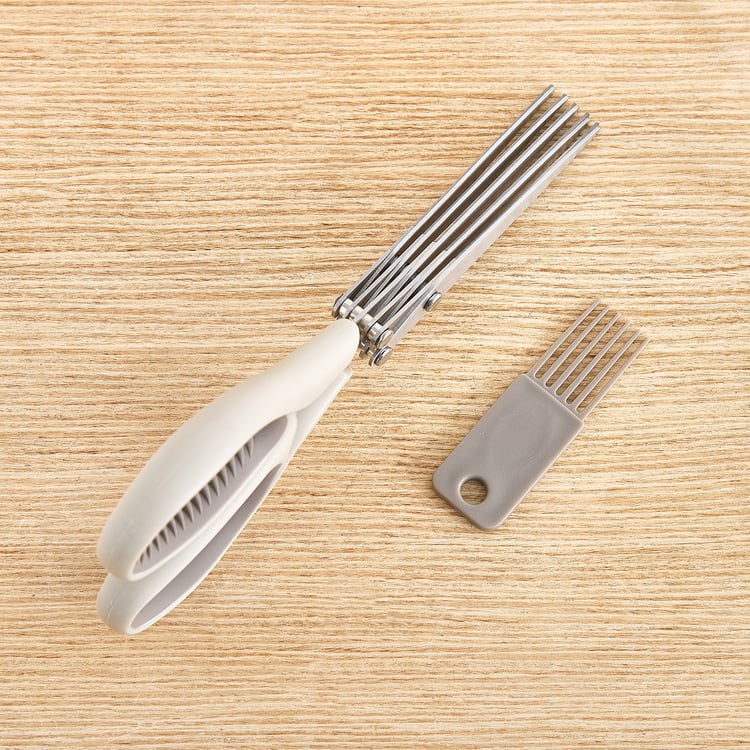 Rosemary Eva Steel Herb Scissor with Cleaner