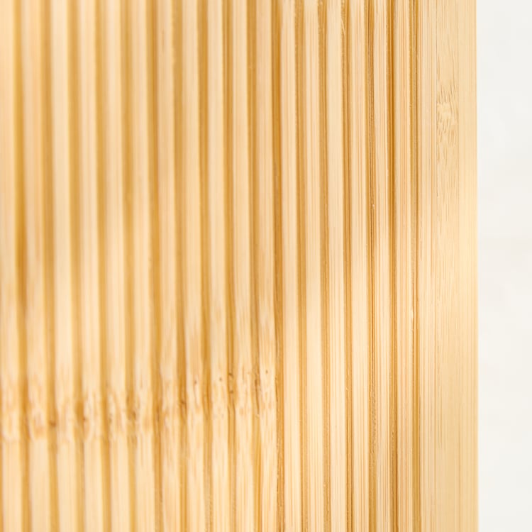 Regal Luxe Bloom Bamboo Ribbed Utensil Holder