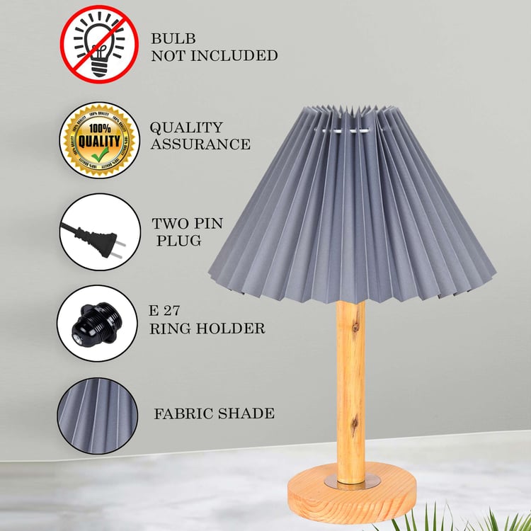 HOMESAKE Wooden Table Lamp