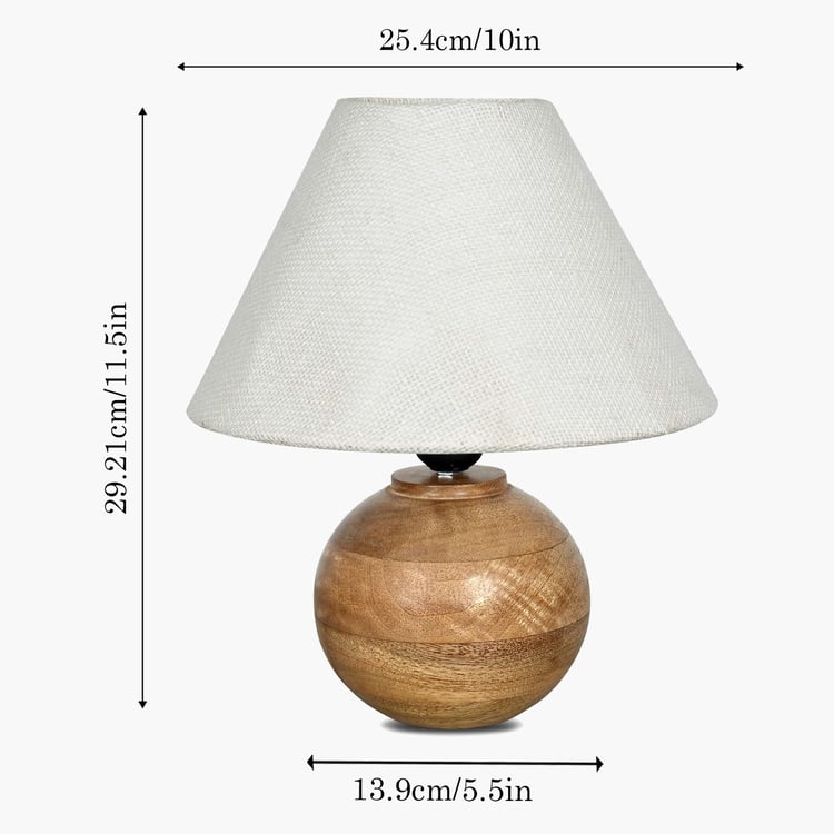 HOMESAKE Wooden Table Lamp