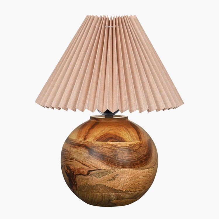 HOMESAKE Wooden Table Lamp