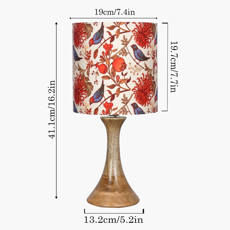 HOMESAKE Wooden Table Lamp