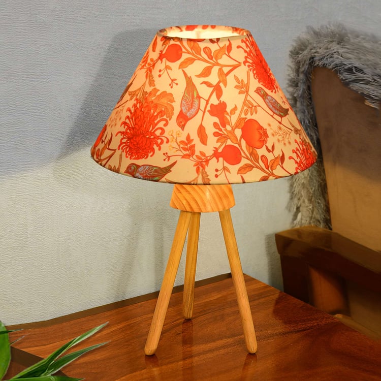 HOMESAKE Wooden Table Lamp
