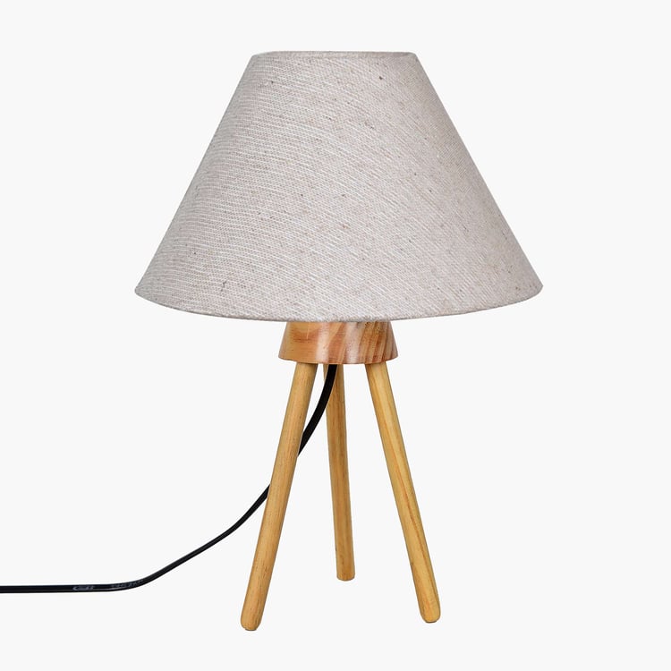 HOMESAKE Wooden Table Lamp