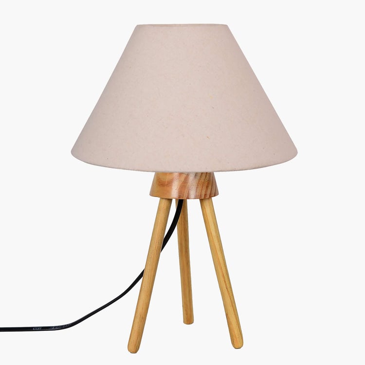 HOMESAKE Wooden Table Lamp