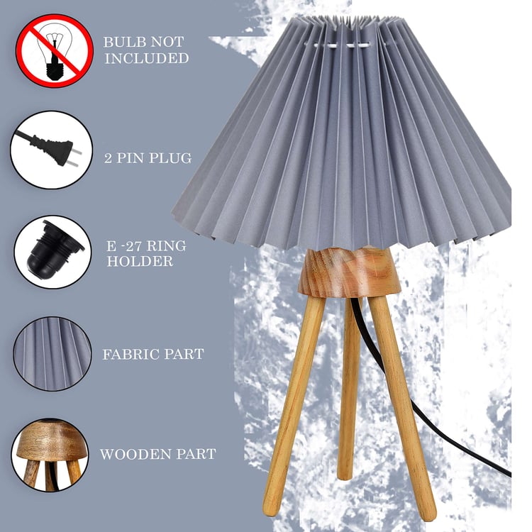 HOMESAKE Wooden Table Lamp
