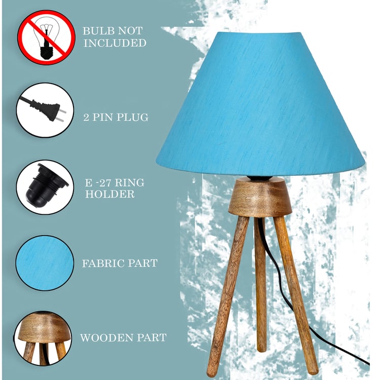 HOMESAKE Wooden Table Lamp
