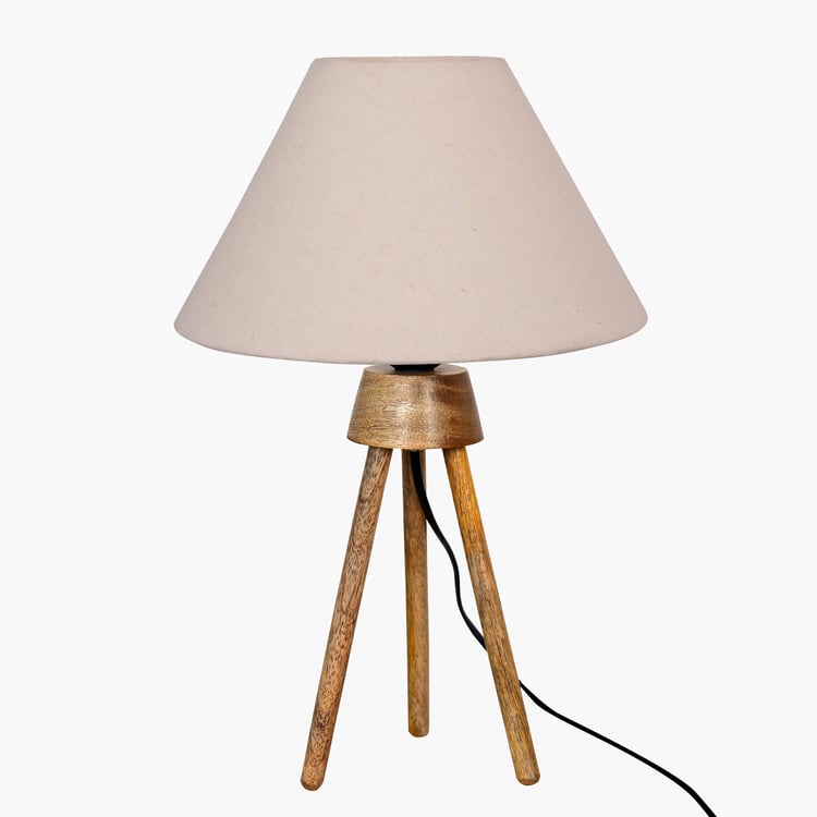 HOMESAKE Wooden Table Lamp