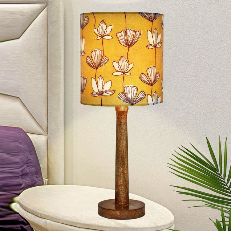 HOMESAKE Wooden Table Lamp
