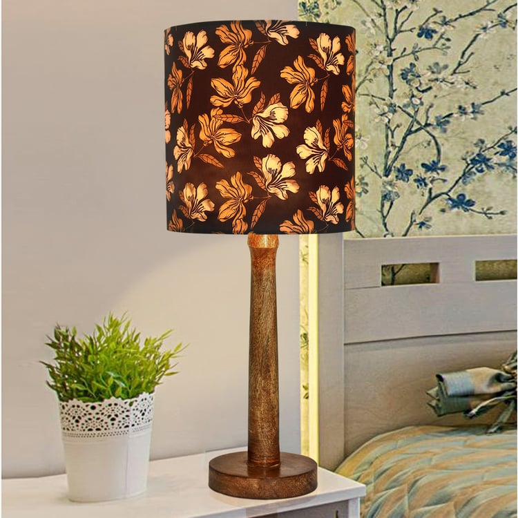 HOMESAKE Wooden Table Lamp