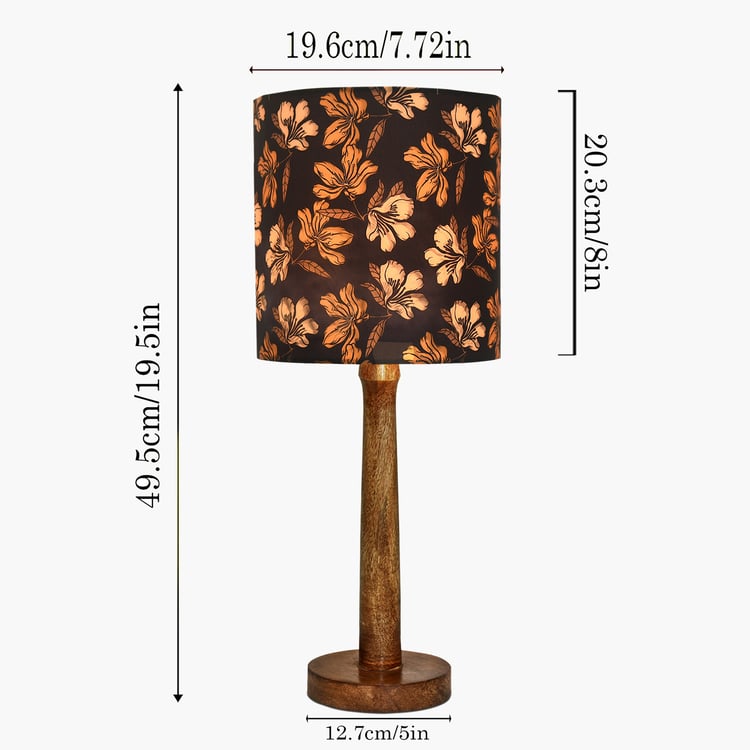 HOMESAKE Wooden Table Lamp