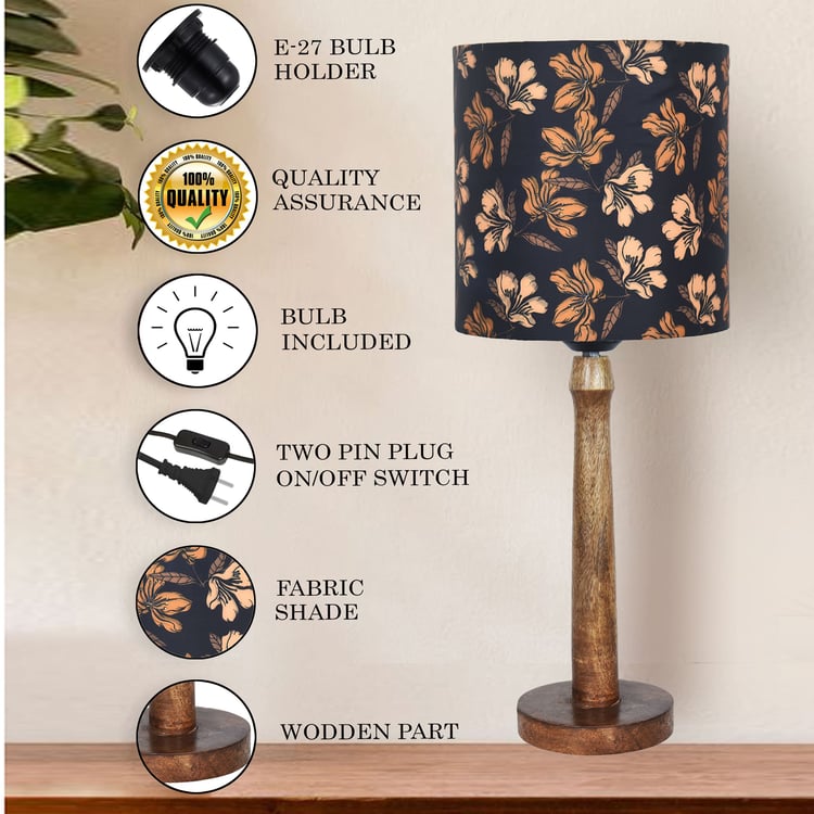 HOMESAKE Wooden Table Lamp