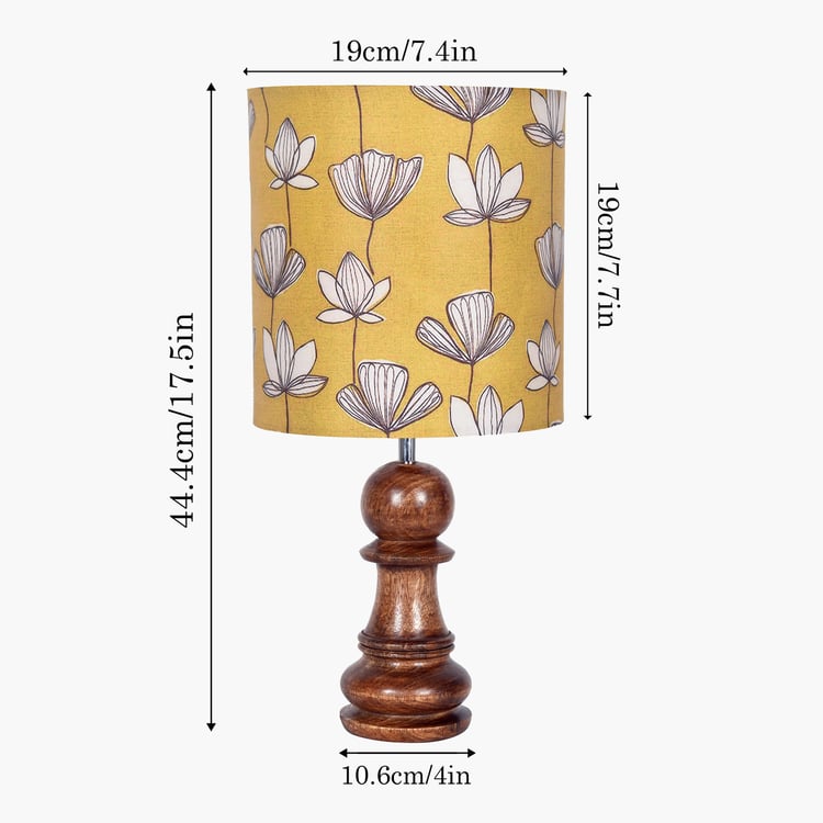 HOMESAKE Wooden Table Lamp