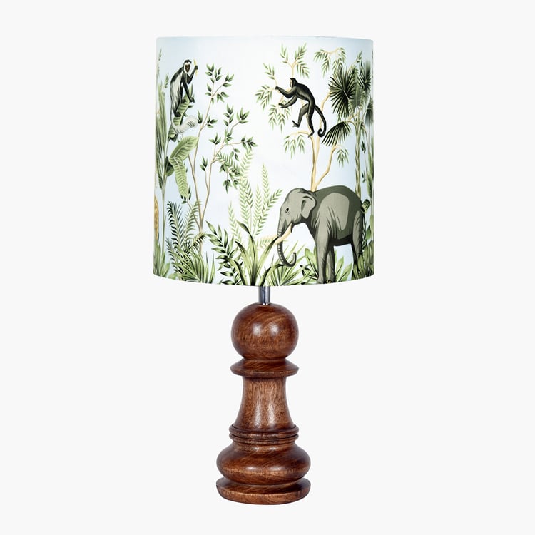 HOMESAKE Wooden Table Lamp