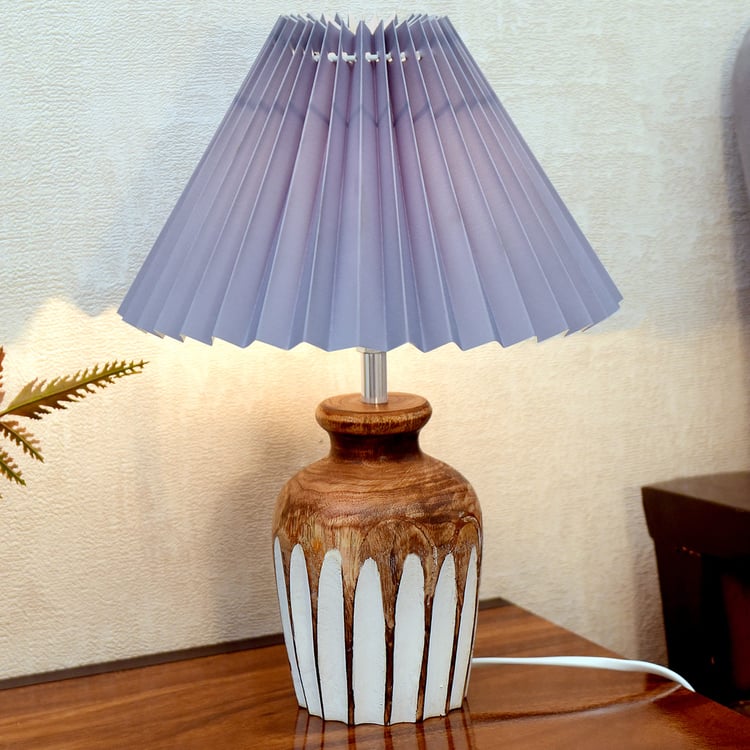 HOMESAKE Wooden Table Lamp
