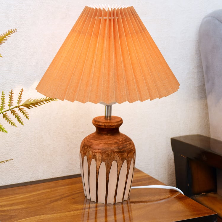 HOMESAKE Wooden Table Lamp