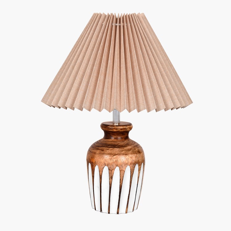 HOMESAKE Wooden Table Lamp