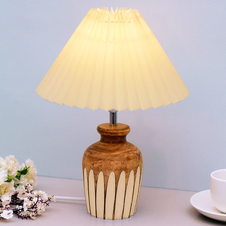 HOMESAKE Wooden Table Lamp
