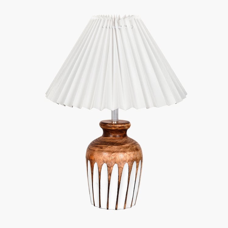 HOMESAKE Wooden Table Lamp