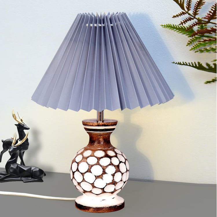 HOMESAKE Wooden Table Lamp