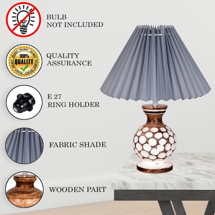 HOMESAKE Wooden Table Lamp