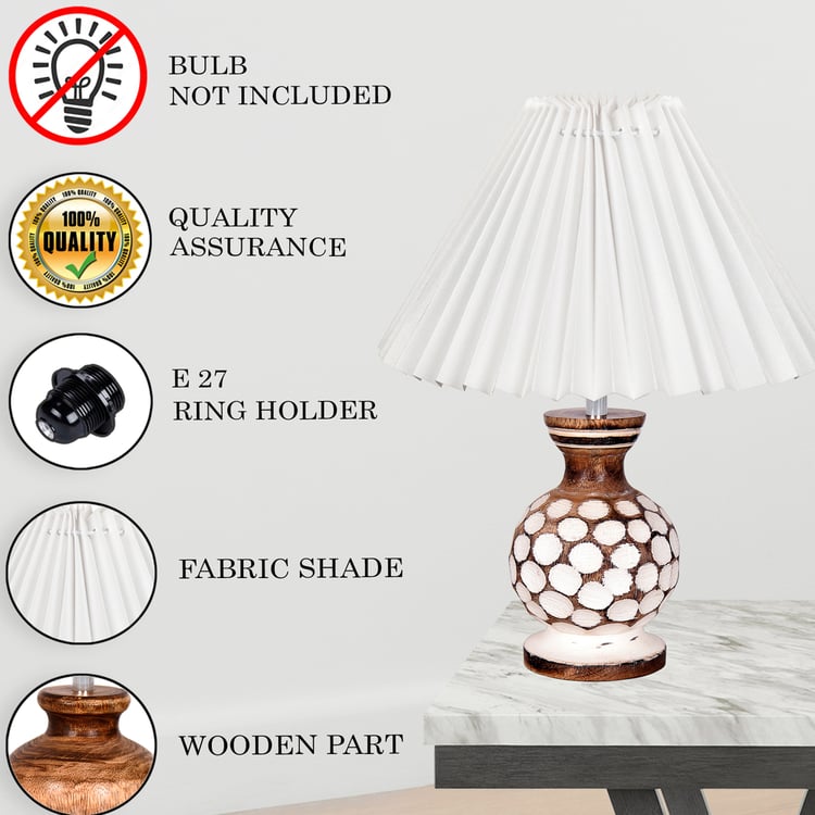 HOMESAKE Wooden Table Lamp