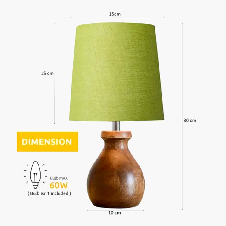 HOMESAKE Wooden Table Lamp