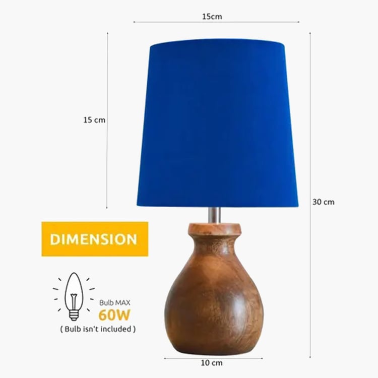 HOMESAKE Wooden Table Lamp
