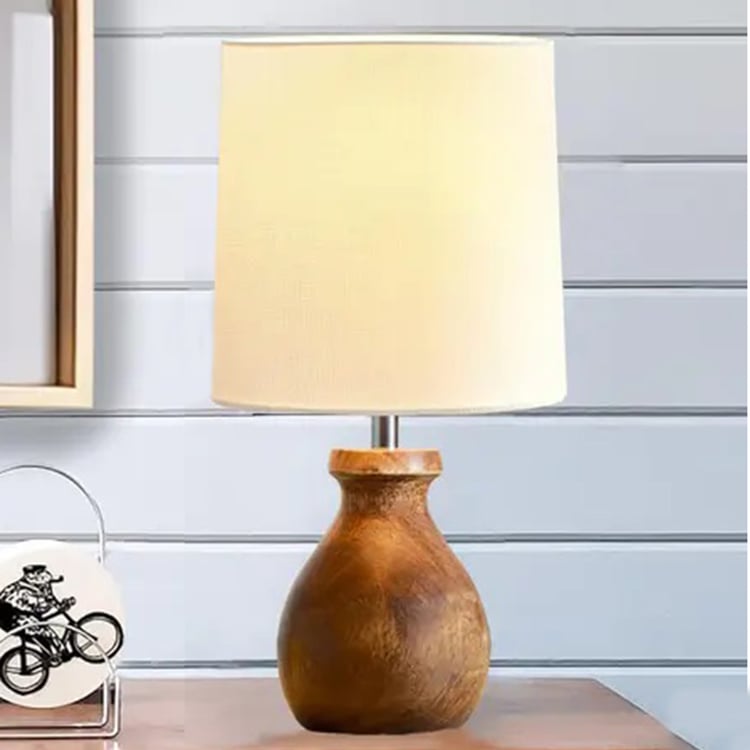 HOMESAKE Wooden Table Lamp