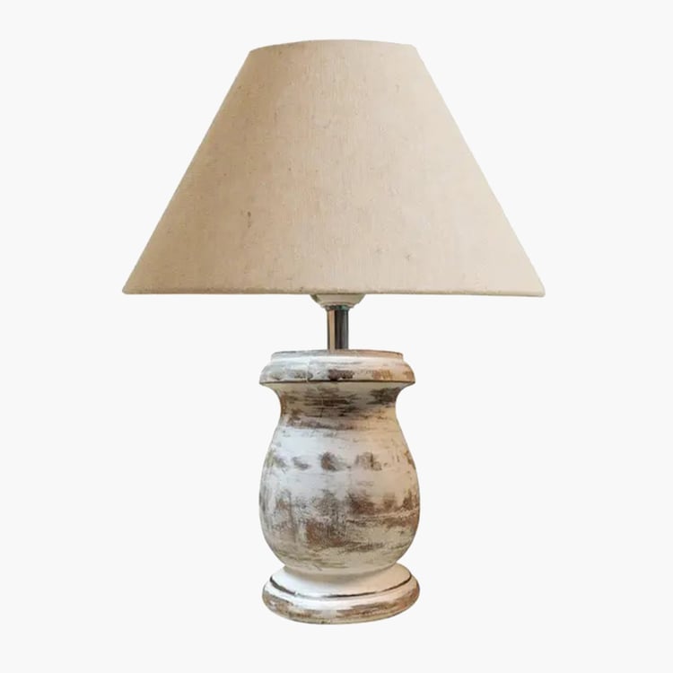HOMESAKE Wooden Table Lamp