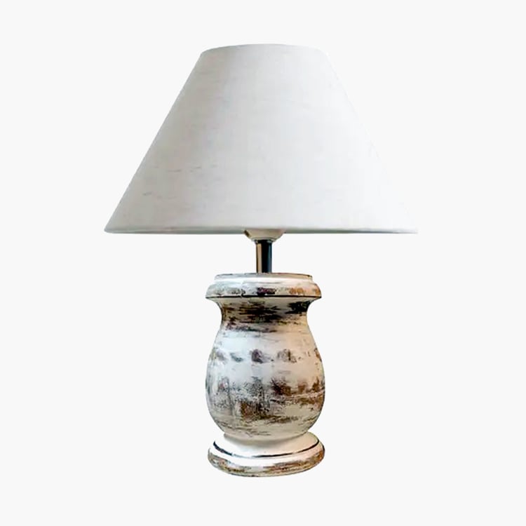 HOMESAKE Wooden Table Lamp